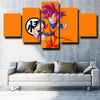 5 piece wall art canvas prints dragon ball goku home decor orange-1944 (2)
