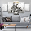 5 piece  wall art canvas prints juve Numerous members decor picture-1255 (3)