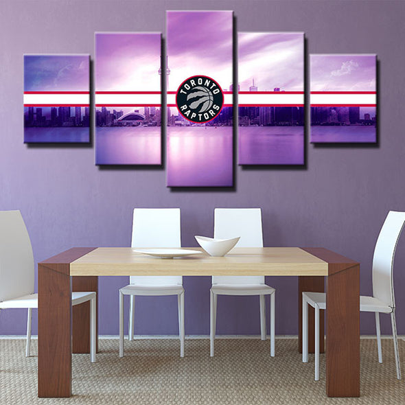 5 piece wall art canvas prints the Big Smoke purple decor picture-1215 (1)