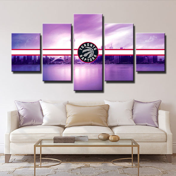 5 piece wall art canvas prints the Big Smoke purple decor picture-1215 (3)
