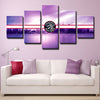 5 piece wall art canvas prints the Big Smoke purple decor picture-1215 (4)