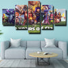 5 piece wall art canvas prints video gama Clash Royale home decor-1505 (3)