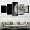 5 piece wall art framed prints B's Cracked Ice ball live room decor-1227 (4)
