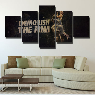 5 piece wall art framed prints Clippers Demolish live room decor-1230 (1)
