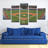 5 piece wall art framed prints Dodgers Dodge Stadium home decor-4005 (2)