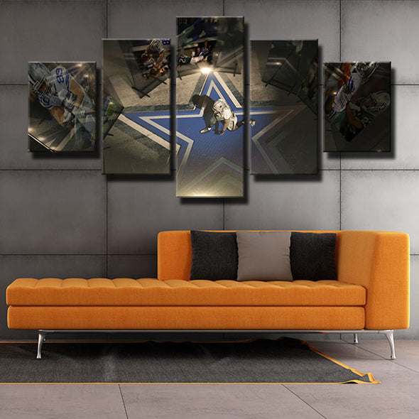 5 piece wall art framed prints Doomsday Defense live room decor-1217 (2)