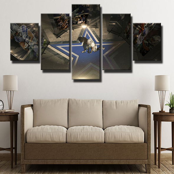 5 piece wall art framed prints Doomsday Defense live room decor-1217 (3)