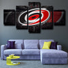 5 piece wall art framed prints Hurricanes Logo Badge wall picture-1213 (3)