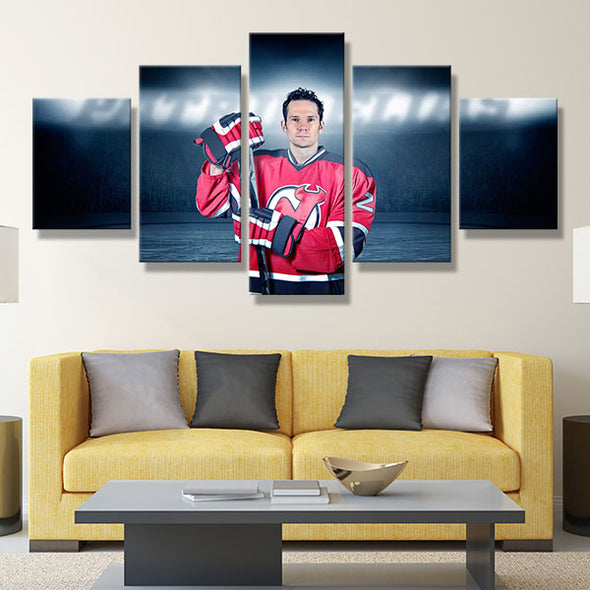 5 piece wall art framed prints Jersey's Team number 2 decor picture-1003 (4)