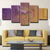 5 piece wall art framed prints Nords Warm color logo live room decor-1226 (1)