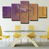 5 piece wall art framed prints Nords Warm color logo live room decor-1226 (3)