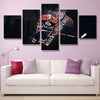 5 piece wall art framed prints Oilman Team Shout live room decor-20013 (3)