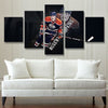 5 piece wall art framed prints Oilman Team Shout live room decor-20013 (4)
