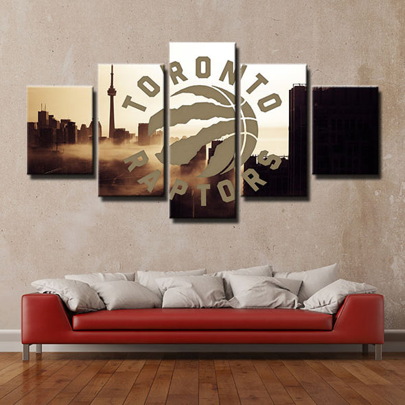 5 piece wall art framed prints Raptors artistic conception decor picture-1216 (1)