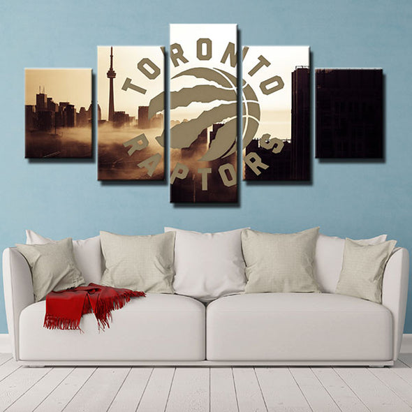 5 piece wall art framed prints Raptors artistic conception decor picture-1216 (2)