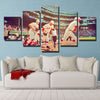 5 piece wall art framed prints Red Sox All players play home decor-5005 (4)