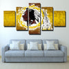 5 piece wall art framed prints Redskins Irregular home decor-1215 (4)