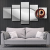 5 piece wall art framed prints Redskins white live room decor-1216 (4)