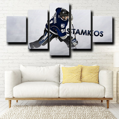 5 piece wall art framed prints Tampa Bay Lightning Stamkos wall picture-1208 (1)