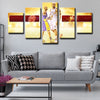 5 piece wall art set prints Kobe Bryant And LeBron James live room decor1230 (3)