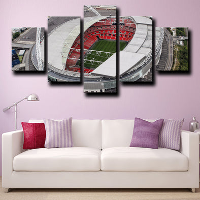 5 piece wall canvas Prints Hotspur Wembley Stadium decor picture-1212 (1)