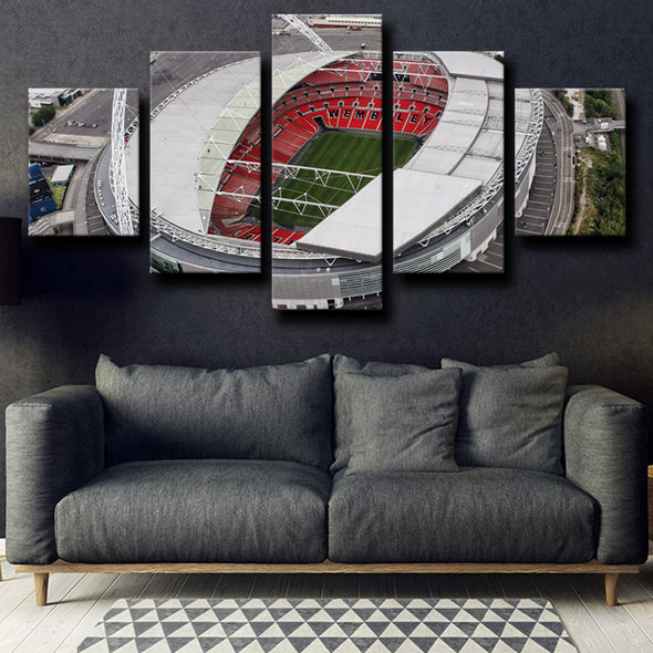 5 piece wall canvas Prints Hotspur Wembley Stadium decor picture-1212 (2)