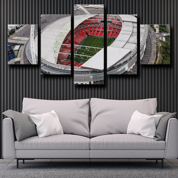 5 piece wall canvas Prints Hotspur Wembley Stadium decor picture-1212 (4)
