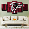 5 piece wall canvas art Atlanta Falcons Logo prints home decor picture-1234 (2)