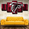 5 piece wall canvas art Atlanta Falcons Logo prints home decor picture-1234 (4)