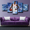 5 piece wall canvas art prints Pacers MVP george decor picture-1205 (2)