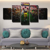 5 piece wall canvas art prints Redskins RGIII live room decor-1225 (1)