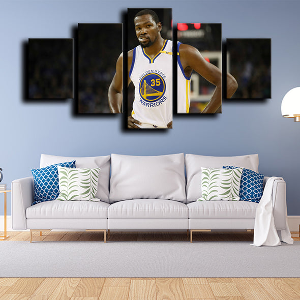 5 piece wall canvas warriors Durant decor picture-1217 (2)