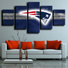 5 piece wall paintings Patriots logo badge decor picture-1213 (3)