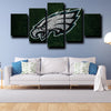 5 piece wall paintings art prints Eagles logo decor picture-1211 (2)