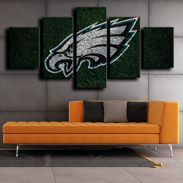 5 piece wall paintings art prints Eagles logo decor picture-1211 (4)