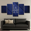 5 piece wall paintings canvas prints Dodgers Los Angeles wall decor-4002 (3)