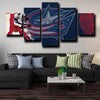 5 piece wall paintings prints Blue Jackets Jones home decor-1212 (4)