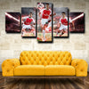 5 piece wall pictures prints Arsenal Teammates live room decor-1228 (1)