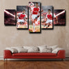 5 piece wall pictures prints Arsenal Teammates live room decor-1228 (3)