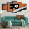 5 piece wall pictures prints Philadelphia Flyers Logo room decor-1212 (4)
