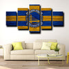 5 piece wall pictures warriors logo crest decor picture-1231 (3)