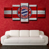 5panel canvas art prints Bayern logo badge home decor-1211 (1)