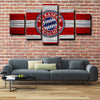 5panel canvas art prints Bayern logo badge home decor-1211 (3)