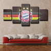 5panel canvas art prints Bayern logo crest home decor-1201 (2)