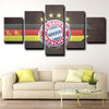 5panel canvas art prints Bayern logo crest home decor-1201 (3)