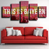 5panel modern art canvas prints Bayern football field live room decor-1242 (2)
