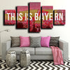 5panel modern art canvas prints Bayern football field live room decor-1242 (3)