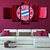 5panel modern art canvas prints Bayern logo crest live room decor-1205 (4)