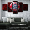 5panel wall art prints Bayern logo crest wall decor-1229 (2)