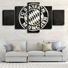  5panel wall art prints Bayern logo emblem wall decor-1202 (1)